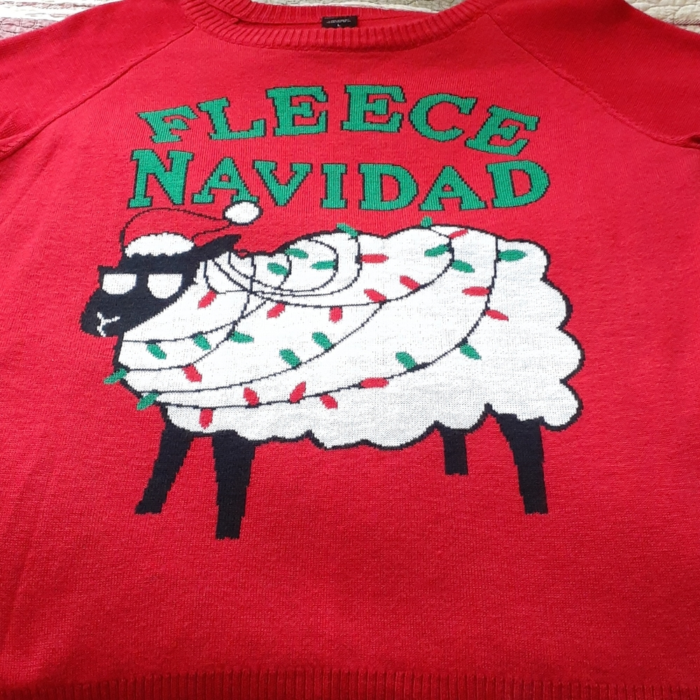 Holiday  red sweater